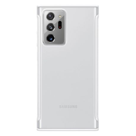 Чехол (клип-кейс) SAMSUNG Clear Protective Cover, для Samsung Galaxy Note 20 Ultra, белый [ef-gn985cwegru]