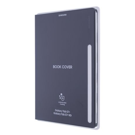 Чехол для планшета SAMSUNG Book Cover, для Samsung Galaxy Tab S7+, черный [ef-bt970pbegru]