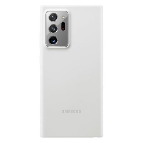 Чехол (клип-кейс) SAMSUNG Silicone Cover, для Samsung Galaxy Note 20 Ultra, белый [ef-pn985twegru]