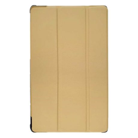 Чехол для планшета BORASCO Tablet Case, для Huawei Media Pad M5 lite 8, золотистый [39194]