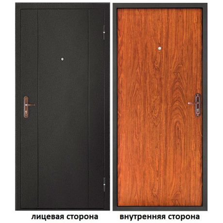 Дверь входная Форпост 53 правая темный антик - орех 880х2060 мм