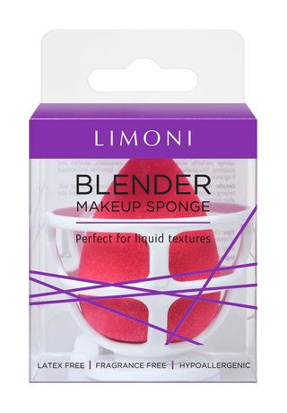Limoni Blender Makeup Sponge Red