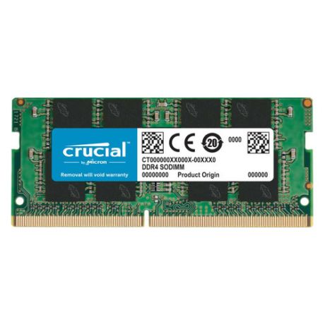 Модуль памяти CRUCIAL CT8G4SFRA266 DDR4 - 8ГБ 2666, SO-DIMM, Ret