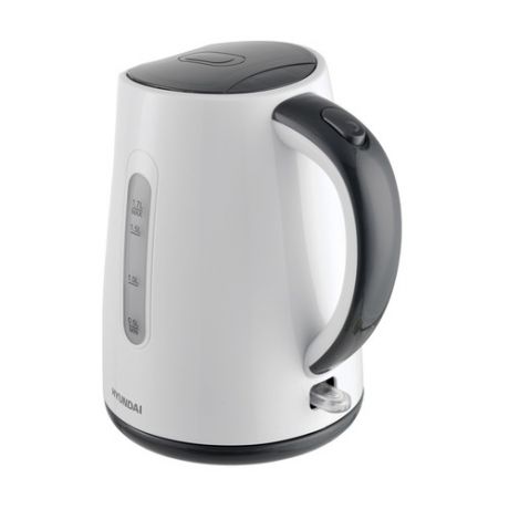 Чайник электрический HYUNDAI HYK-P2021, 2200Вт, белый и серый