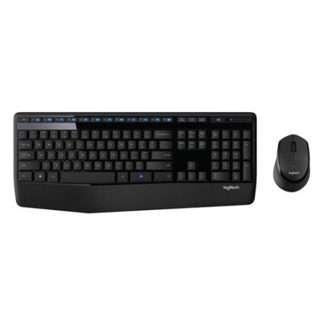 Комплект (клавиатура+мышь) LOGITECH MK345, USB 2.0, беспроводной, черный [920-008534]