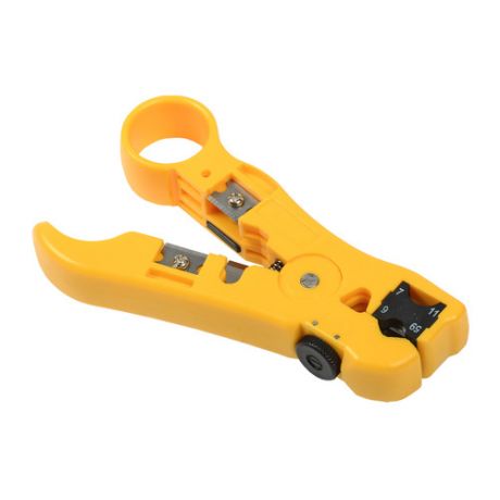 Инструмент ITK (TS2-GR20) для зачистки кабеля UTP (упак:1шт) желтый