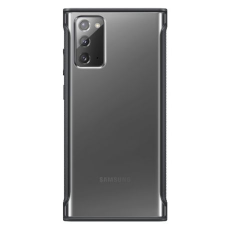 Чехол (клип-кейс) SAMSUNG Clear Protective Cover, для Samsung Galaxy Note 20, черный [ef-gn980cbegru]