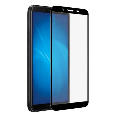Защитное стекло для экрана DF sColor-105 для Samsung Galaxy A01 Core, 1 шт, черный [df scolor-105 (black)]