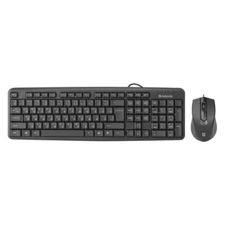 Комплект (клавиатура+мышь) DEFENDER Dakota C-270, USB 2.0, проводной, черный [45270]