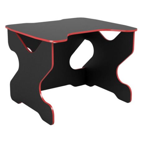 Стол игровой ВИТАЛ-ПК Ивент, ЛДСП, черный и красный