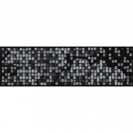Плитка бордюр Cersanit Black&White черная 200x60x8,5 мм