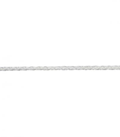 Шнур вязанный полипропиленовый 8 прядей белый d1.5 мм 50 м