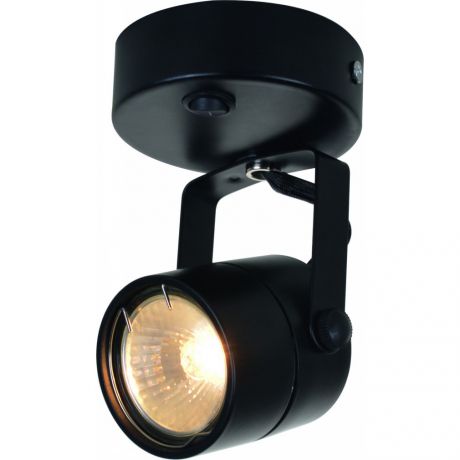 Светильник накладной ARTE LAMP A1310AP-1BK поворотный GU10 140x80x60 мм 50 Вт 220 В IP20 черный