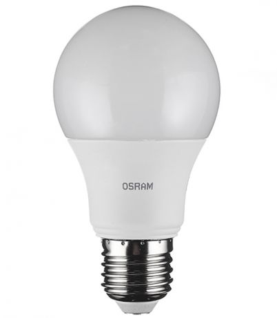 Лампа светодиодная Osram 9 Вт E27 груша A60 2700 К теплый свет 230 В матовая