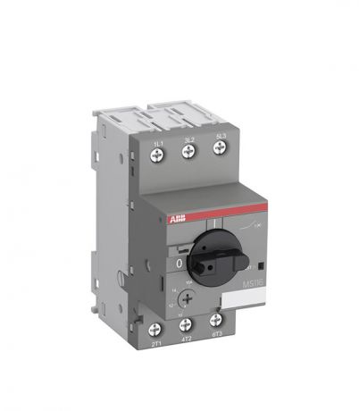 Автоматический выключатель защиты двигателя ABB MS116-0.63 (1SAM250000R1004) 3P 0,63 А 50 кА 690 В на DIN-рейку/монтажную плату