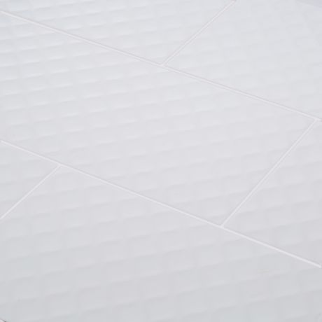 Плитка облицовочная Cersanit Deco белый рельеф 298x598x9 мм (7 шт.=1,25 кв.м)