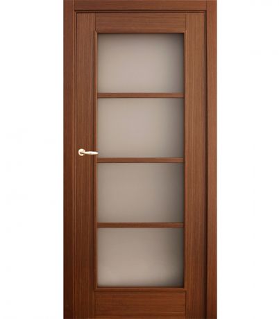 Дверное полотно Mario Rioli Vario орех со стеклом шпон 700x2000 мм