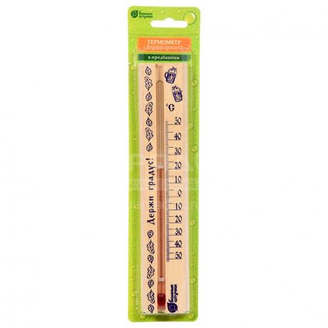 Термометр для бани и сауны Банные штучки Держи градус 18057, 21х4х1.5 см