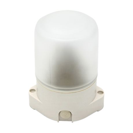 Светильник накладной SVET НББ 01-60-001 E27 105х84х138 мм 60 Вт 220 В IP65 цилиндр белый