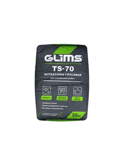 Штукатурка гипсовая Glims Ts-70 30 кг