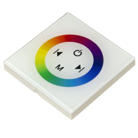 Контроллер для светодиодной ленты RGB OGM 144 Вт 12/24 В IP20 встраиваемый сенсорный