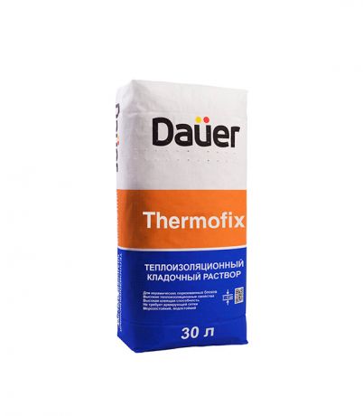 Смесь кладочная теплоизоляционная Дауэр THERMOFIX серый 20 кг
