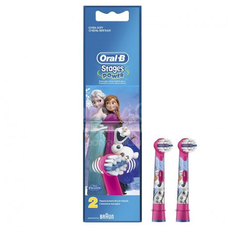 Насадка для электрической зубной щетки Oral-B Stages Power Frozen Детская EB10, 2 шт
