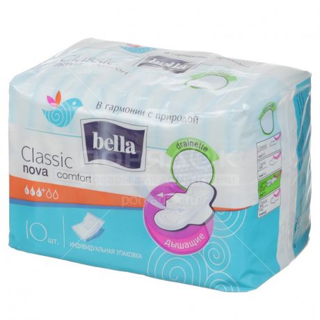 Прокладки женские Bella Classic Nova Comfort, 10 шт