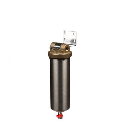 Корпус фильтра Гидротек для горячей воды нержавеющая сталь 10SL 1/2 ВР(г) x 1/2 ВР(г)
