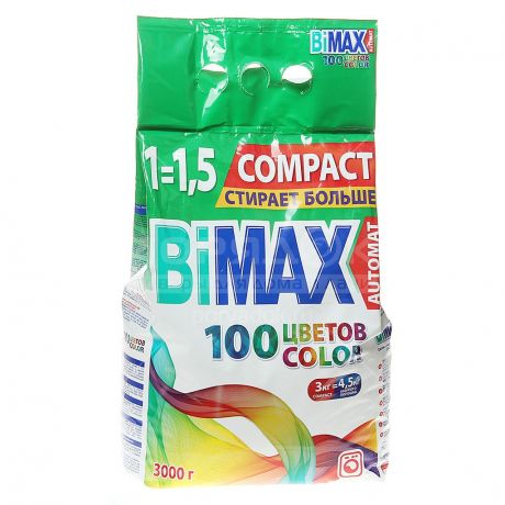 Стиральный порошок автомат BiMAX Color, 3000 г