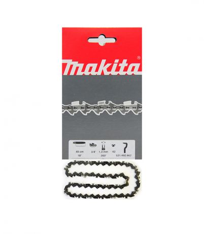Цепь Makita (531492662) 18" шаг 3/8" паз 1,3 мм 62 звена