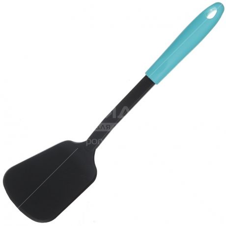 Лопатка кулинарная Daniks H1022-09B нейлоновая с голубой пластиковой ручкой