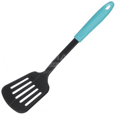 Лопатка кулинарная Daniks H1022-01B нейлоновая с голубой пластиковой ручкой