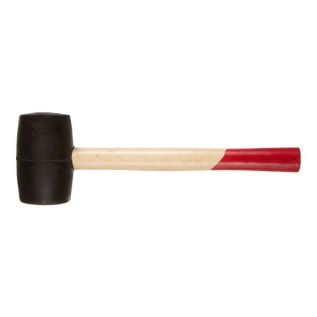 Киянка резиновая Hesler деревянная ручка черная 600 г