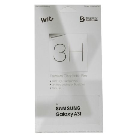 Защитная пленка для экрана SAMSUNG Wits для Samsung Galaxy A31, прозрачная, 1 шт [gp-tfa315wsatr]