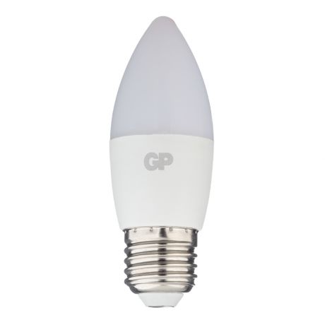 Лампа светодиодная GP 7 Вт E27 свеча C37 2700 К теплый свет 220-240 В матовая