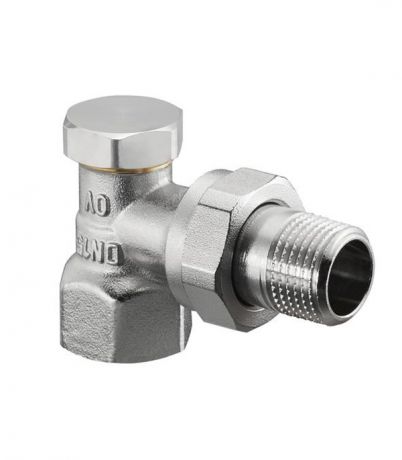 Клапан (вентиль) запорный угловой Oventrop Combi 2 (1091062) 1/2 НР(ш) х 1/2 ВР(г) для радиатора