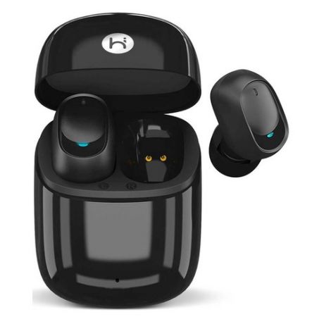 Наушники с микрофоном HIPER TWS NOFA, Bluetooth, вкладыши, черный глянец [htw-hdx4]