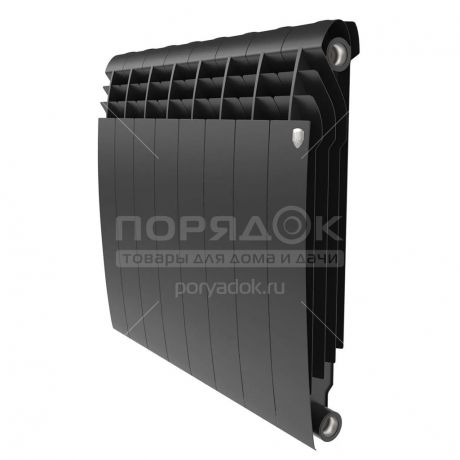 Радиатор биметаллический Royal Thermo BiLiner/Noir Sable 500/90 10 секций