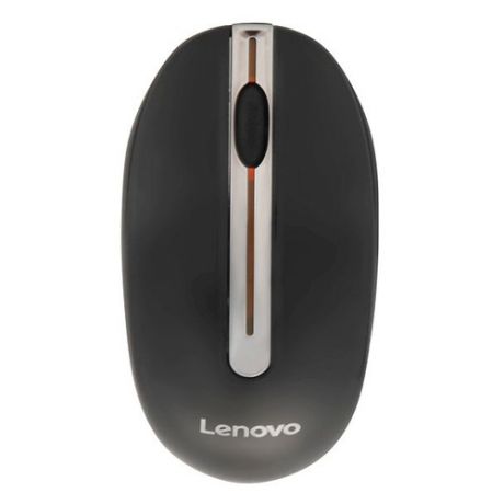Мышь LENOVO N3903, оптическая, беспроводная, USB, черный и серебристый [gx30n72248]
