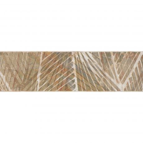 Плитка бордюр Евро-Керамика Гроссето коричневый 270x77x8 мм