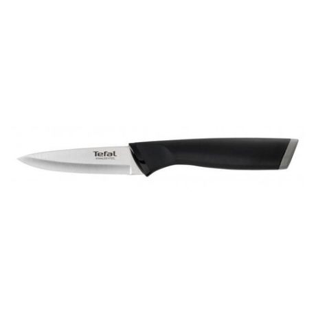 Нож кухонный Tefal K2213514 (2100094120) стальной для чистки овощей и фруктов лезв.90мм черный/сереб