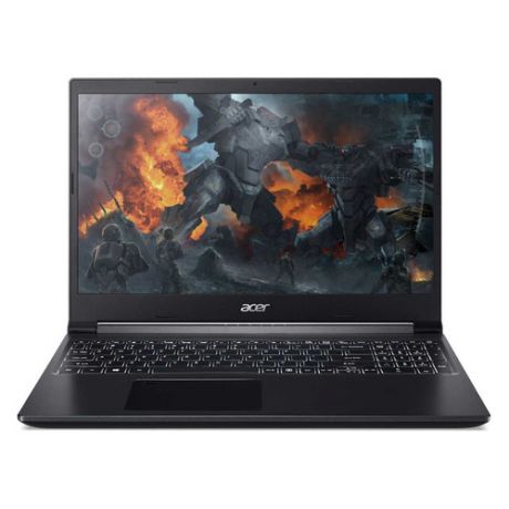 Ноутбук ACER Aspire 7 A715-41G-R4FD, 15.6", IPS, AMD Ryzen 7 3750H 2.3ГГц, 8ГБ, 256ГБ SSD, nVidia GeForce GTX 1650 Ti - 4096 Мб, Eshell, NH.Q8QER.004, черный