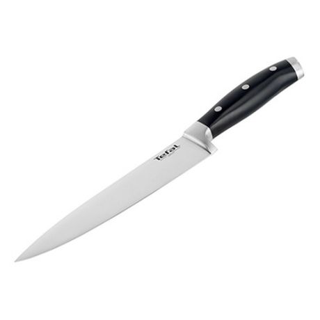 Нож кухонный Tefal K0970214 (2100086111) стальной шеф лезв.200мм черный