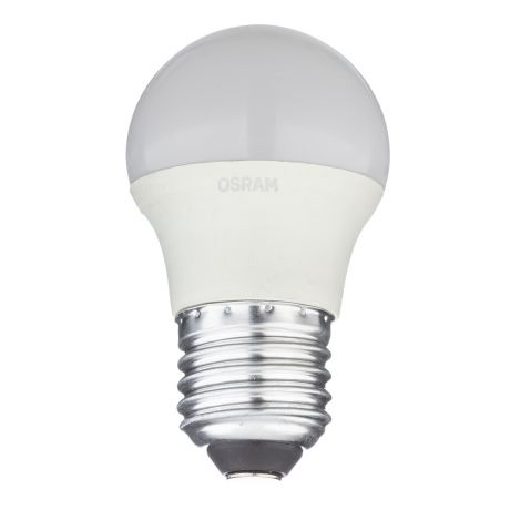 Лампа светодиодная Osram 6,5 Вт E27 шар G45 4000 К дневной свет 230 В матовая