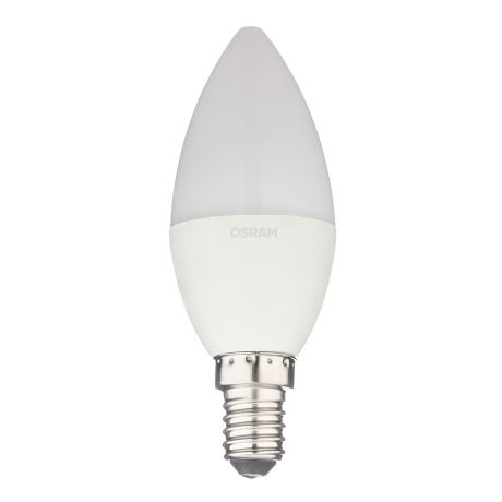 Лампа светодиодная Osram 6,5 Вт E14 свеча С37 4000 К дневной свет 230 В матовая
