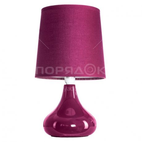 Светильник настольный Gerhort 33756 Purple, 40 Вт, бордовый