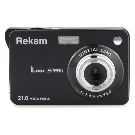 Цифровой фотоаппарат REKAM iLook S990i, черный