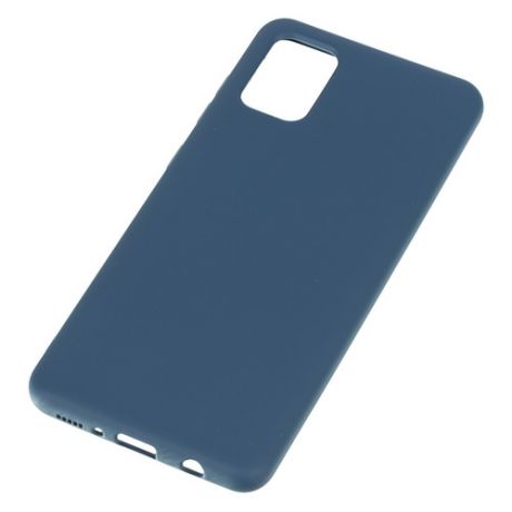 Чехол (клип-кейс) BORASCO Soft Touch, для Samsung Galaxy A31, синий [38929]