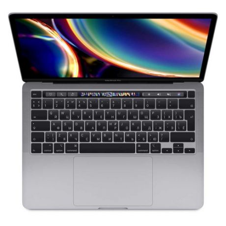 Ноутбук APPLE MacBook Pro 13.3", IPS, Intel Core i7 8557U 1.7ГГц, 8ГБ, 256ГБ SSD, Intel Iris graphics 645, Mac OS Catalina, Z0Z1000Y6, серый